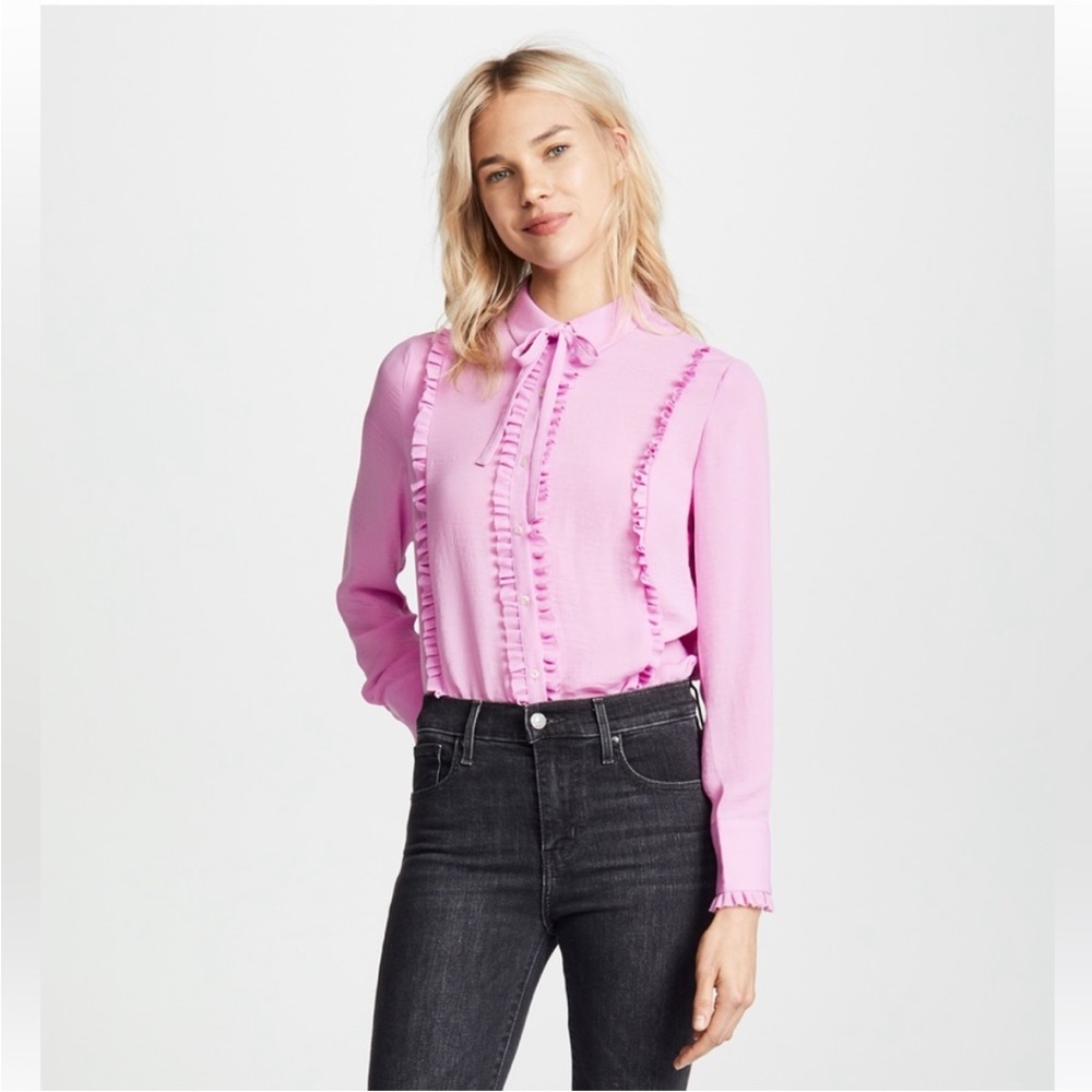 Maison Scotch light weight pink blouse